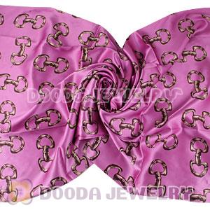 Long Oblong Fringed Silk Scarves 170×50cm Silk Scarf Painting Wholesale 