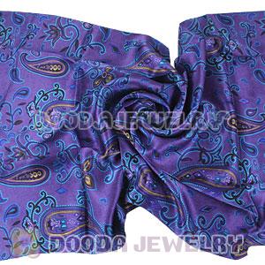 Long Oblong Fringed Silk Scarves 170×50cm Silk Scarf Painting Wholesale 