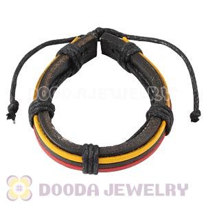 Fashion Wristbands Friendship Handmade Leather Bracelets Wholesale