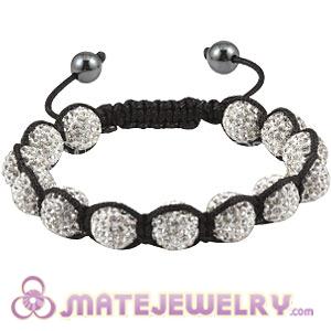 2011 Fashion Sambarla Style Pave Crystal Bracelets With Hematite