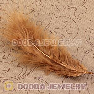 Natural Grizzly Fluffy Short Rooster Feather Hair Extensions Wholesale