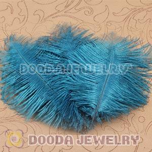 Blue Plumes Big Flake Ostrich Feather Hair Extensions Wholesale