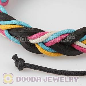 Fashion Wristbands Friendship Braided Handmade Leather Bracelets Wholesale