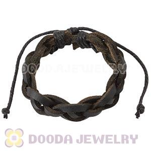 Fashion Wristbands Friendship Braided Handmade Leather Bracelets Wholesale