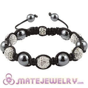 2011 Fashion Sambarla Style Bracelets With Crystal And Hematite
