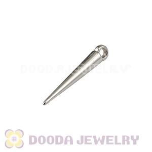 Cheap 22mm Platinum Plated Basketball Wives Earring Spike Beads Wholesale 