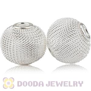 30mm Large Mesh Ball Beads For  Basketball Wives Earrings