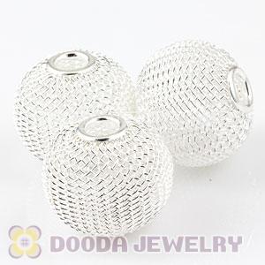 25mm Basketball Wives Wire Mesh Balls Beads Wholesale 