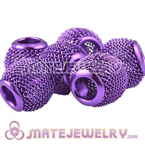 Wholesale Basketball Wives Earring Purple Mesh Beads Cheap 