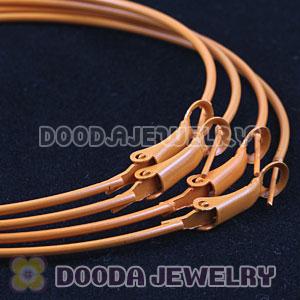 70mm Basketball Wives Orange Plain Hoop Earrings Wholesale