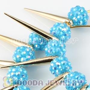 70mm Gold Basketball Wives Spike Hoop Earrings Wholesale