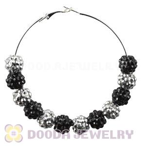 70mm Basketball Wives Rhinestone Crystal Ball Hoop Earrings Wholesale