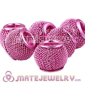 Wholesale Basketball Wives Earring Pink Mesh Beads Cheap 