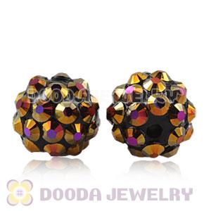 12mm Basketball Wives Resin Earring Beads Wholesale 