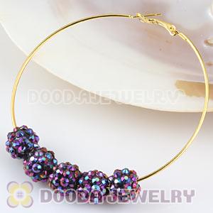 10mm Basketball Wives Resin Earring Beads Wholesale 