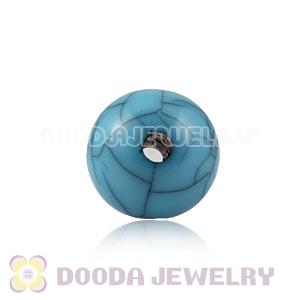 10mm Basketball Wives ABS Turquoise Beads Wholesale 