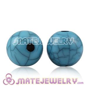 Wholesale 10mm Basketball Wives ABS Turquoise Beads