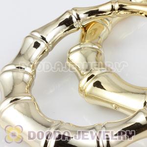 Wholesale 80mm Gold Basketball Wives Bamboo Hoop Earrings 