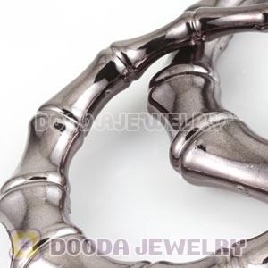 Wholesale Bamboo Earrings 80mm Black Hoop Earrings