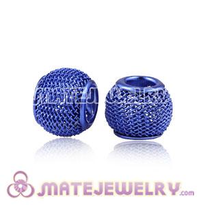 Wholesale Basketball Wives Earring Blue Mesh Beads Cheap 