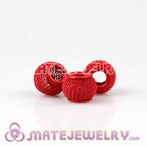 Wholesale Basketball Wives Earring Red Mesh Beads Cheap 