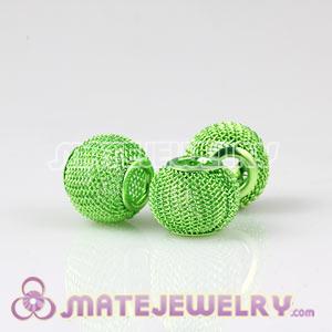Wholesale Cheap 14mm Basketball Wives Green Mesh Beads 
