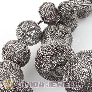90mm Basketball Wives Mesh Hoop Earrings Wholesale