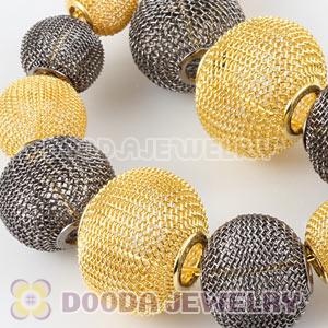 90mm Basketball Wives Mesh Hoop Earrings Wholesale