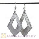 Basketball Wives Diamond Bamboo White Crystal Hoop Earrings Wholesale
