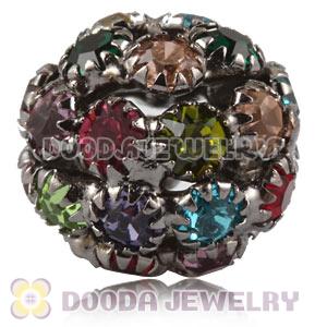 14mm Alloy Basketball Wives Crystal Beads Wholesale 