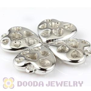 26×24mm ABS Basketball Wives Earring Heart Pendants Wholesale 