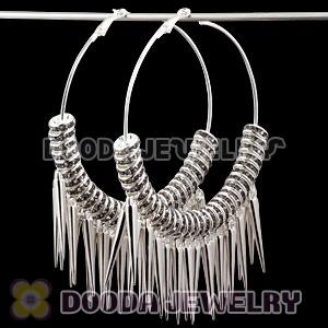 80mm Basketball Wives Spike Hoop Earrings Wholesale