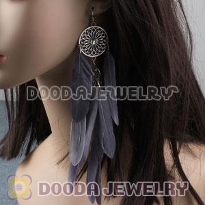 Grizzly Basketball Wives Feather Earrings Wholesale