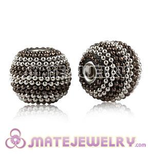 Wholesale 12×14mm Alloy Basketball Wives Beads For Earrings 