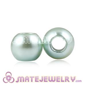 12mm European Big Hole ABS Pearl Beads For Basketball Wives Earrings