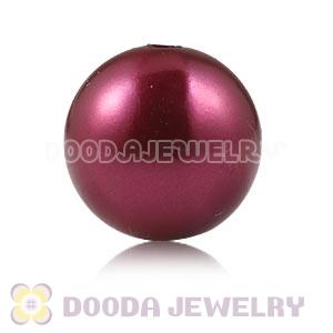 14mm Red Basketball Wives ABS Pearl Beads Wholesale 