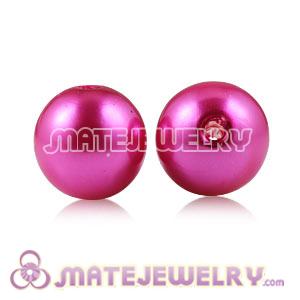 Wholesale 14mm Peach Basketball Wives ABS Pearl Beads