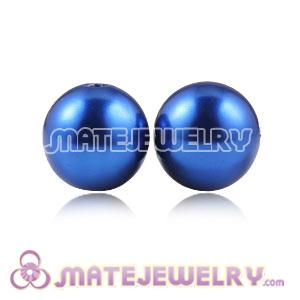 Wholesale 14mm Blue Basketball Wives ABS Pearl Beads