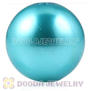 20mm Cyan Basketball Wives ABS Pearl Beads Wholesale 
