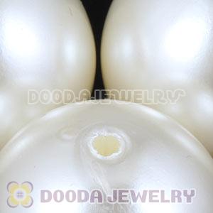 20mm Ivory Basketball Wives ABS Pearl Beads Wholesale 
