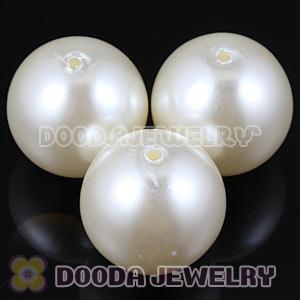 20mm Ivory Basketball Wives ABS Pearl Beads Wholesale 