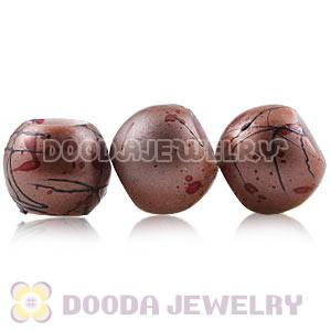 14mm Big Hole Acrylic Beads For European Jewelry Wholesale 
