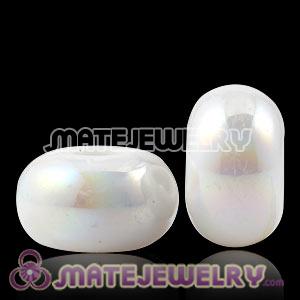 14mm White Acrylic Beads For Basketball Wives Earrings Jewelry