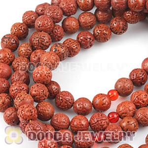 108 13mm Golden Congo Beads Tibet Buddhist Prayer Mala Necklace 