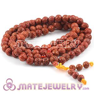 108 13mm Golden Congo Beads Tibet Buddhist Prayer Mala Necklace 