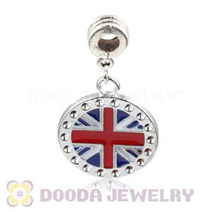 Platinum Plated Alloy Enamel European Union Jack Charms Wholesale 