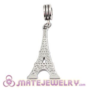 Platinum Plated Alloy European Eiffel Tower Charms Wholesale 