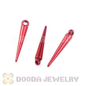 Cheap 22mm Red Basketball Wives Earring Spike Beads Wholesale 