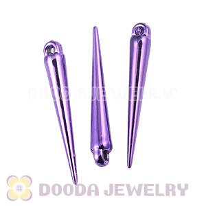 Cheap 34mm Purple Basketball Wives Earring Spike Beads Wholesale 