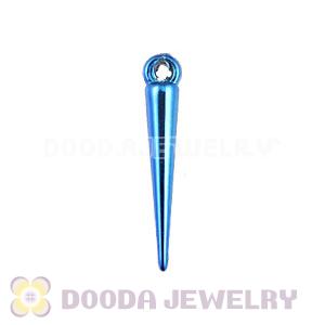 Cheap 22mm Blue Basketball Wives Earring Spike Beads Wholesale 